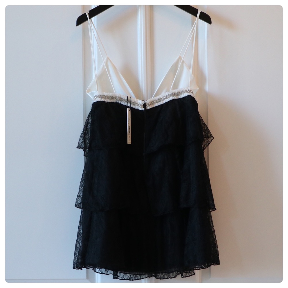 ALICE + OLIVIA Cairo Embellished Bow Mini Dress - Picture 12 of 14
